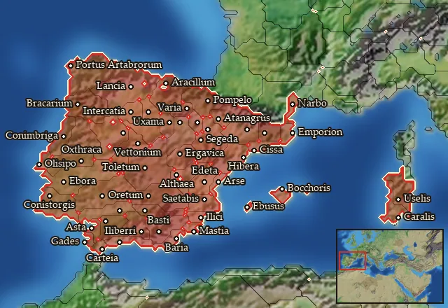 Where Caetrati Infantry can be recruited