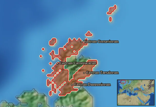 Where Caledonian Swordsmen can be recruited