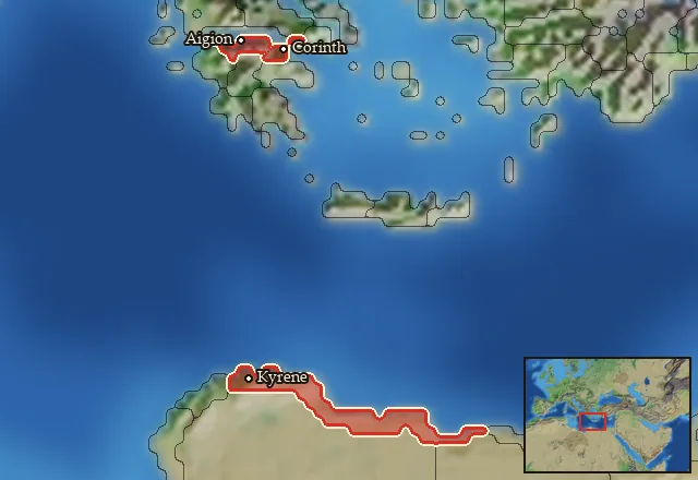 Where Mercenary Greek Thorakitai can be hired