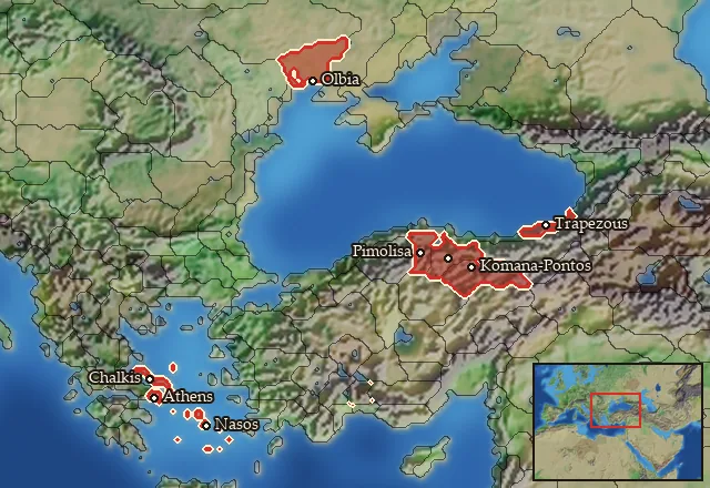 Where Mercenary Athenian Hoplites can be hired