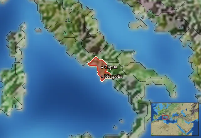Where Campanian Cavalry can be recruited