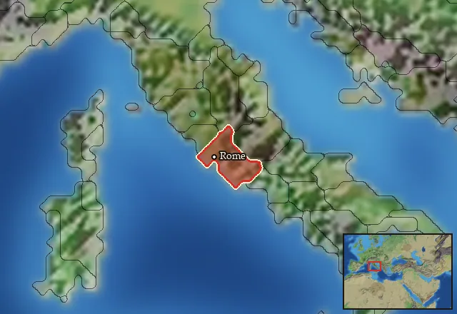 Where Latin Triarii can be recruited
