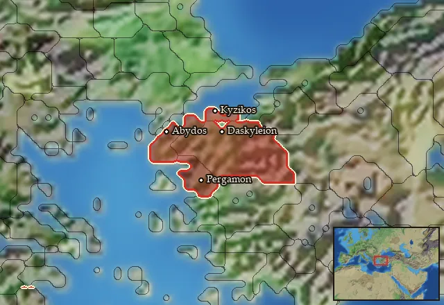 Where Mysian Thureophoroi can be recruited