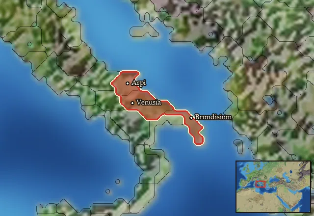 Where Messapian Light Cavalry can be recruited