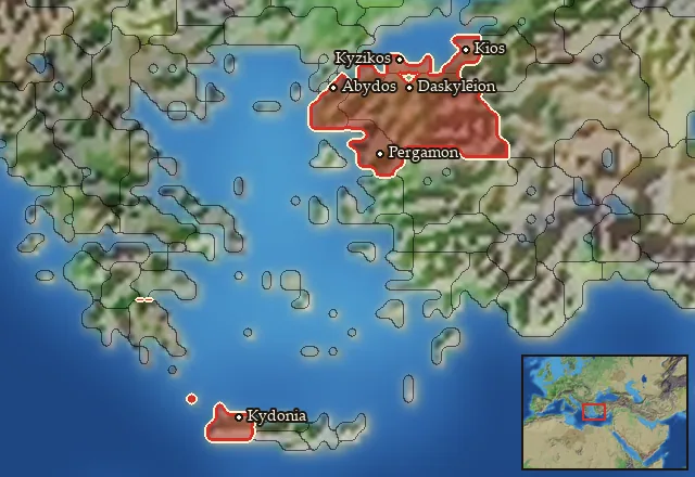 Where Mercenary Mysian Cavalry can be hired