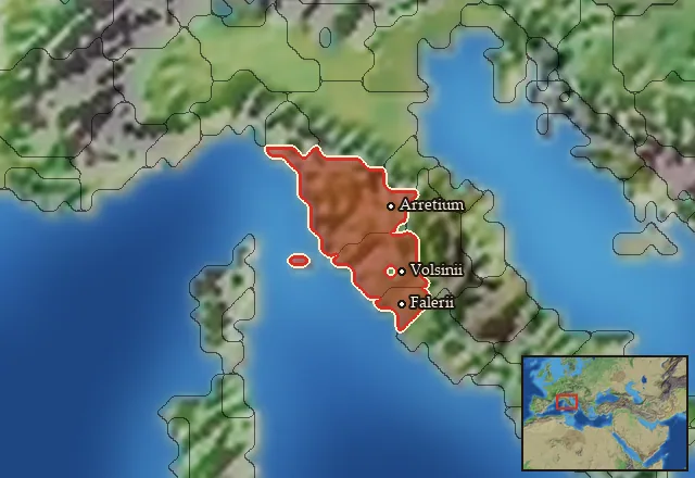 Where Etruscan Hoplites can be recruited