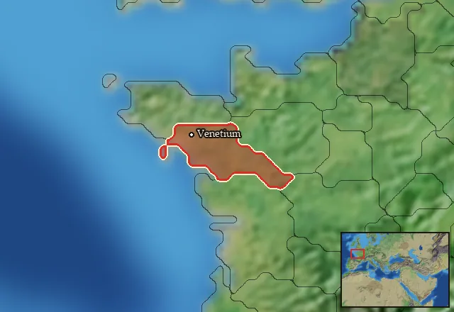 Homeland of Gallic Veneti