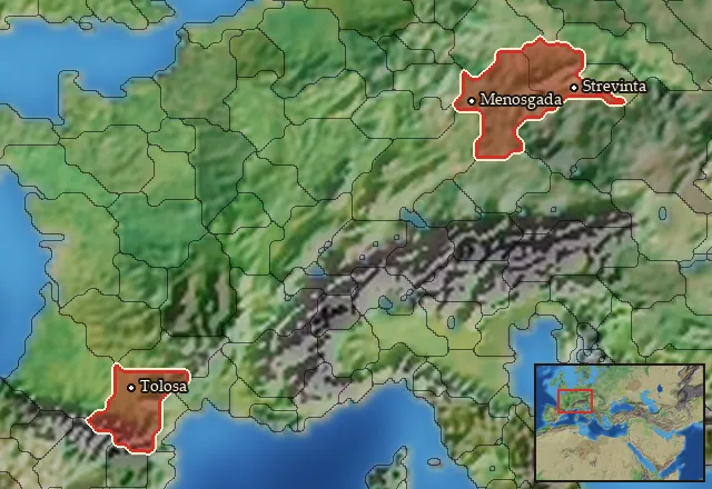 Homeland of Volcae