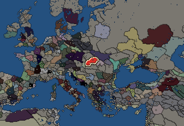 Starting territory of Anartes, with its neighbours