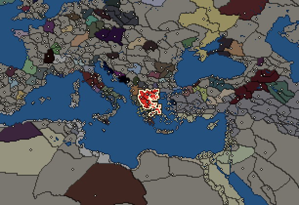 Starting territory of Antigonid Kingdom, with its neighbours