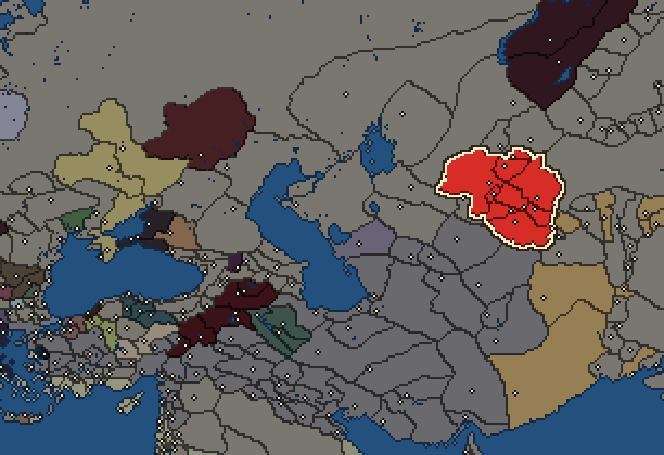 Starting territory of Bactria, with its neighbours
