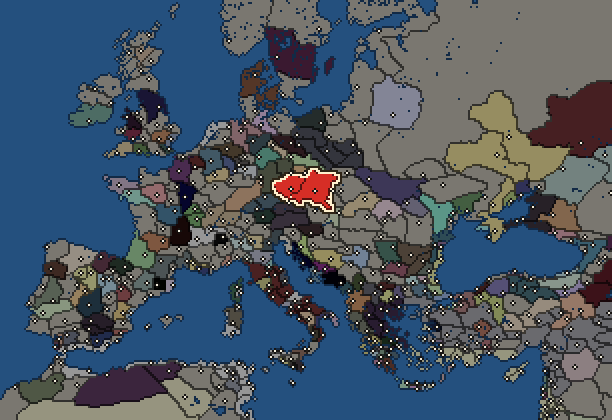 Starting territory of Boii, with its neighbours