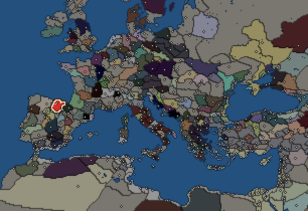 Starting territory of Cantabri, with its neighbours
