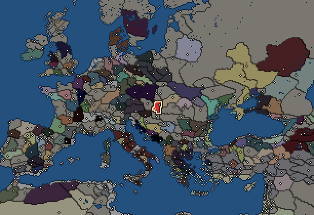 Starting territory of Eravisci, with its neighbours