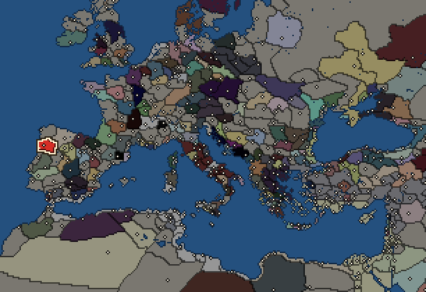 Starting territory of Gallaeci, with its neighbours