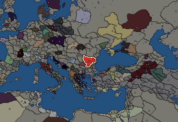 Starting territory of Getae, with its neighbours