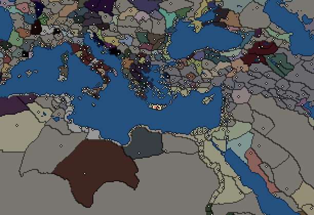 Starting territory of Gortyn, with its neighbours