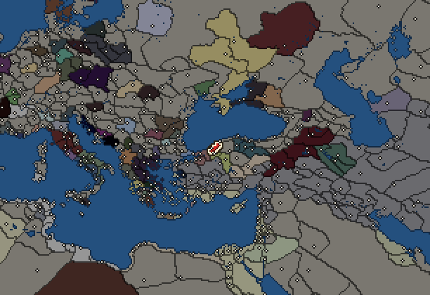 Starting territory of Heraclea Pontica, with its neighbours