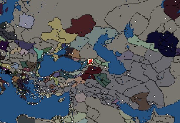 Starting territory of Iberians, with its neighbours