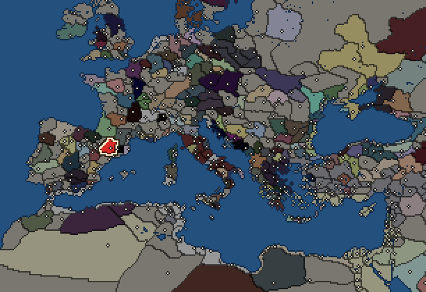 Starting territory of Ilergetes, with its neighbours