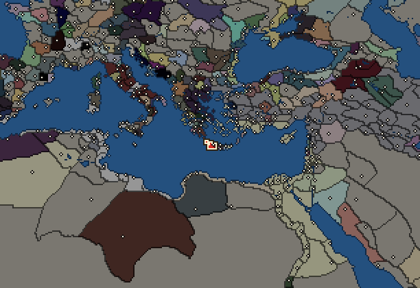 Starting territory of Kydonia, with its neighbours