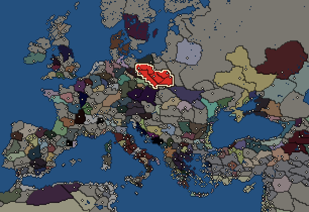 Starting territory of Lugii, with its neighbours