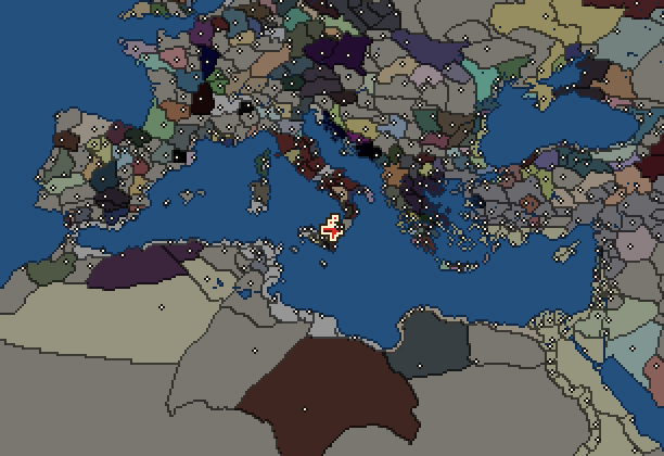 Starting territory of Mamertines, with its neighbours