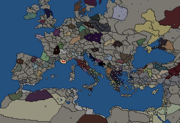 Starting territory of Massalia, with its neighbours