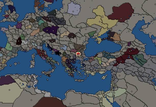 Starting territory of Odrysian Kingdom, with its neighbours