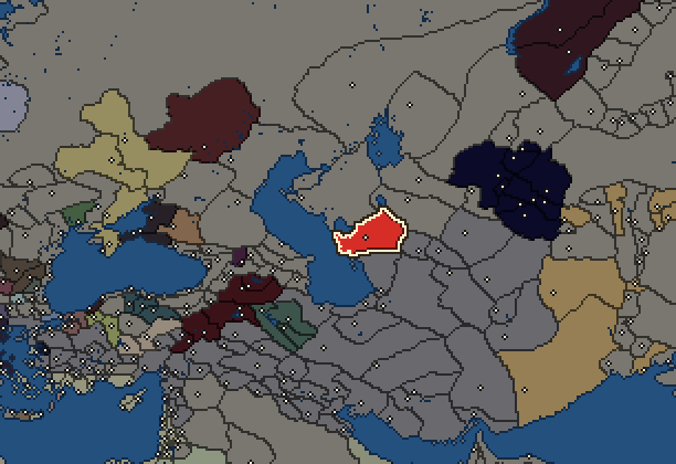 Starting territory of Parni, with its neighbours