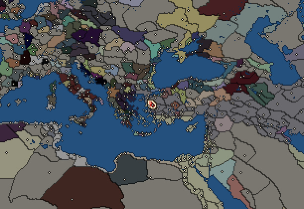 Starting territory of Pergamon, with its neighbours
