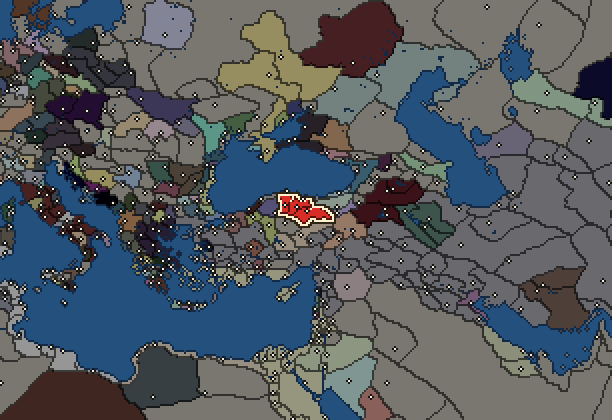 Starting territory of Pontus, with its neighbours