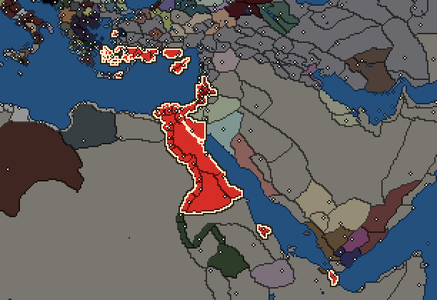 Starting territory of Ptolemaic Empire, with its neighbours