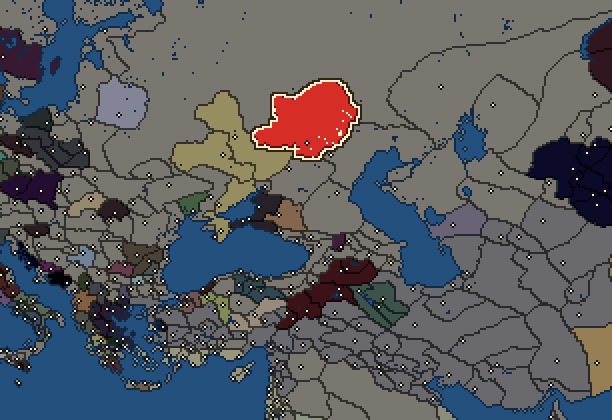 Starting territory of Royal Sarmatians, with its neighbours