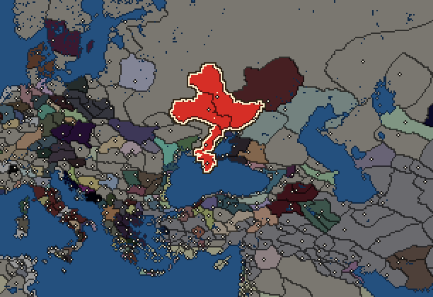 Starting territory of Royal Scythians, with its neighbours