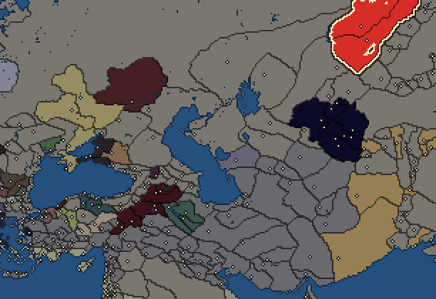 Starting territory of Saka, with its neighbours