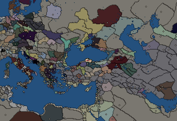 Starting territory of Sinope, with its neighbours