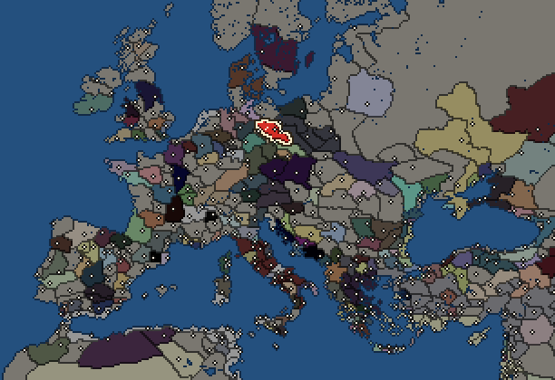 Starting territory of Suebi, with its neighbours