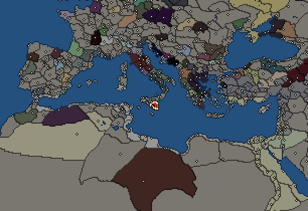 Starting territory of Syracuse, with its neighbours