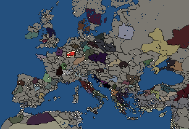 Starting territory of Treveri, with its neighbours