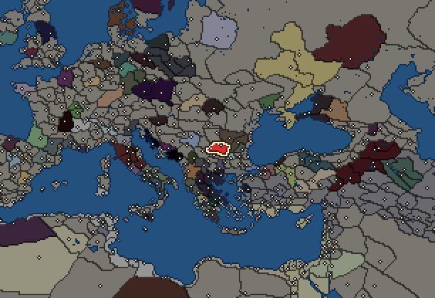 Starting territory of Triballi, with its neighbours