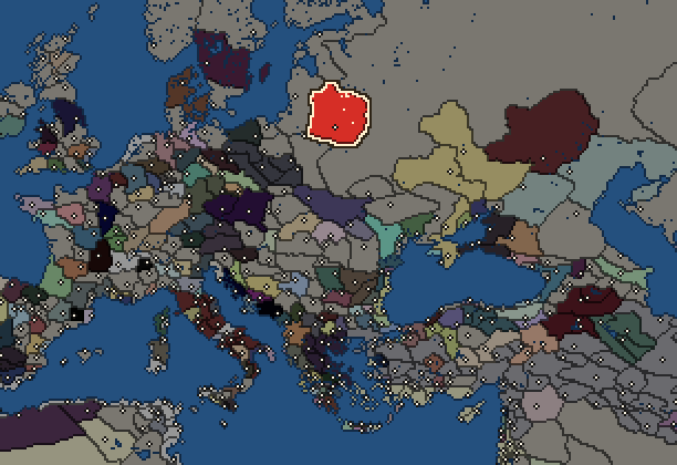Starting territory of Venedae, with its neighbours