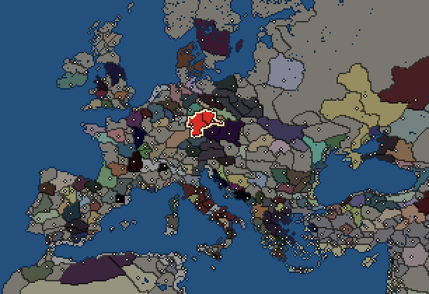 Starting territory of Volcae, with its neighbours