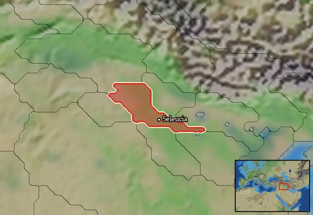 Regions of the Seleucia mercenary pool