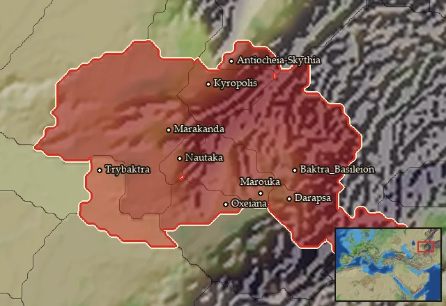Regions of the Bactria mercenary pool