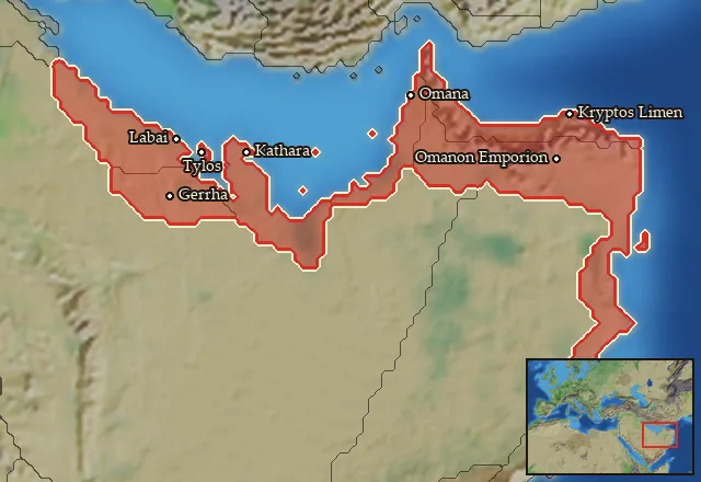 Regions of the Gerrha mercenary pool