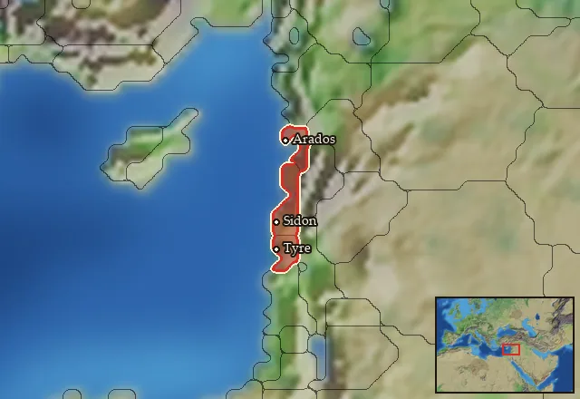 Regions of the Phoenicia mercenary pool