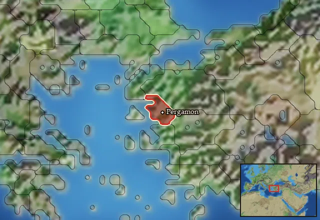 Regions of the Pergamon mercenary pool