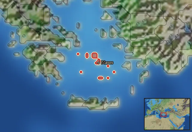 Regions of the Aegean Islands mercenary pool