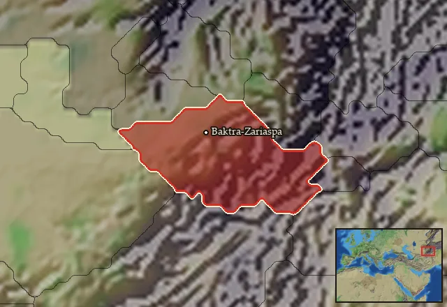 Regions of the Baktra Zariaspa mercenary pool
